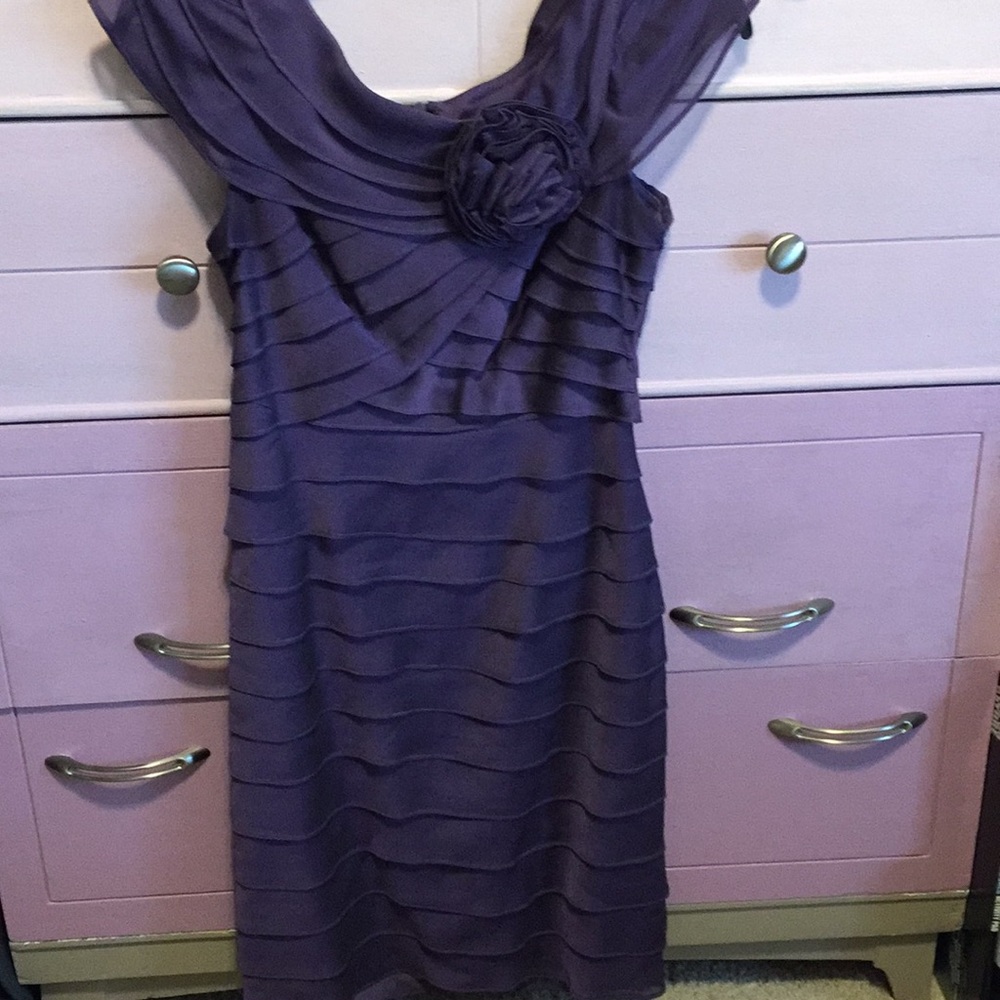 Petite 2 dark purple dress!